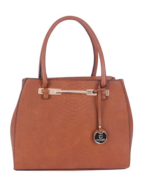 tan leatherette handbag - 13117122 - Very Small Image - 1