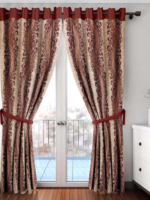 cortina new premium set of 2 door curtain - 13118380 - Very Small Image - 1