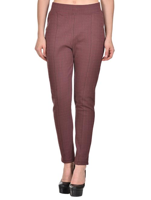 red cotton jeggings - 13118491 - Very Small Image - 1
