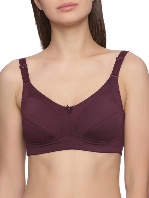 brown cotton bra - 13118966 - Very Small Image - 1