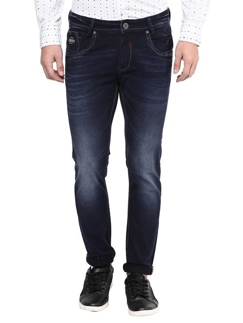 dark blue cotton jeans - 13119183 - Very Small Image - 1