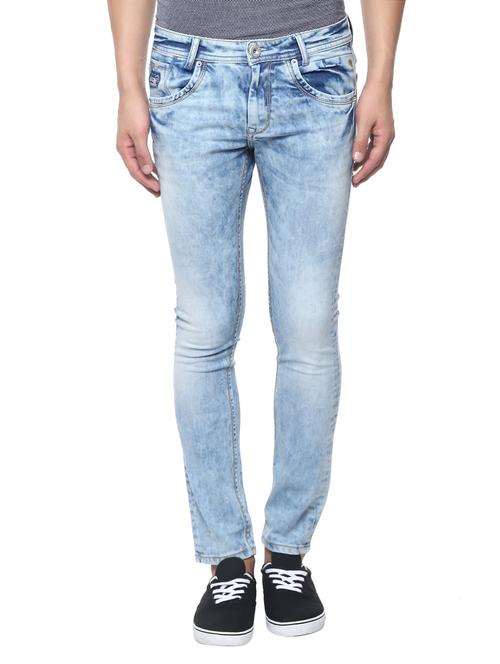 light blue cotton jeans - 13119186 - Very Small Image - 1