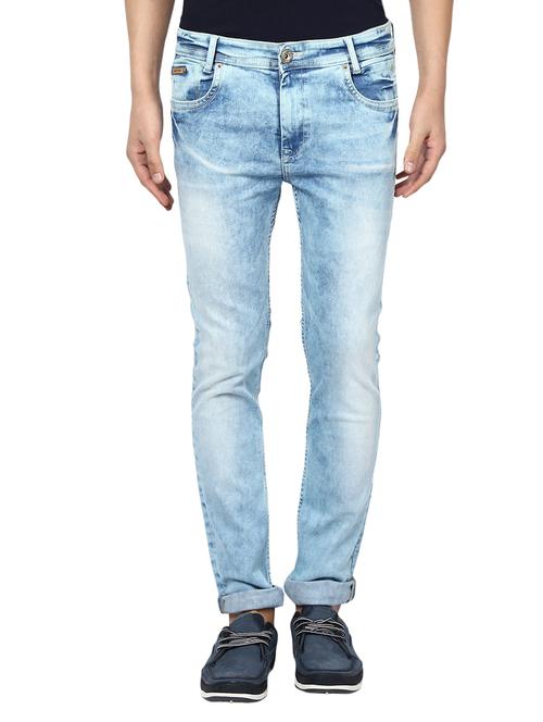 light blue cotton jeans - 13119193 - Very Small Image - 1