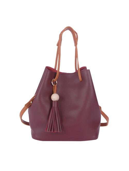 red leatherette sling bag - 13119660 - Very Small Image - 1
