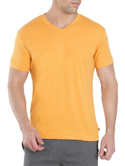 yellow cotton t-shirt - 13120791 - Very Small Image - 1