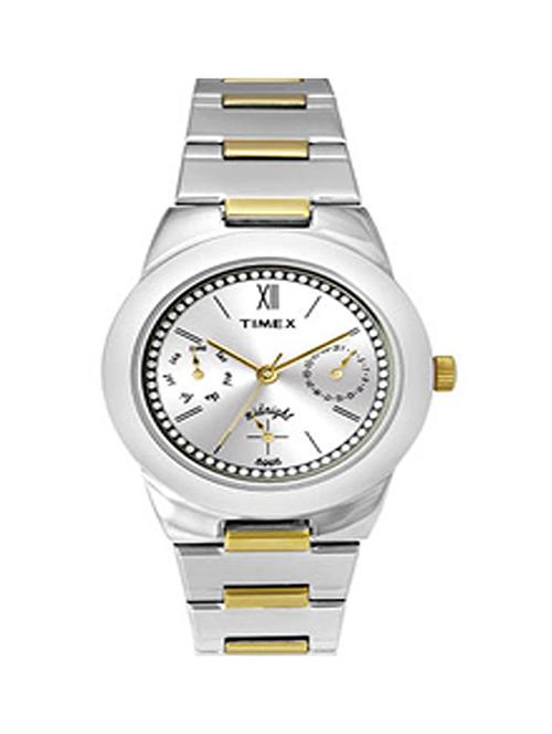 timex analog silver dial women's watch-tw000j108 - 13120988 - Very Small Image - 1