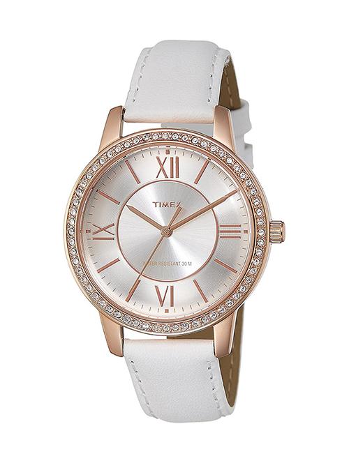 timex fashion analog silver dial women's watch-tw000y800 - 13121012 - Very Small Image - 1