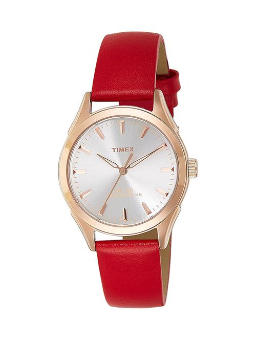 timex fashion analog silver dial watch -tw000y602 - 13121163 - Very Small Image - 1