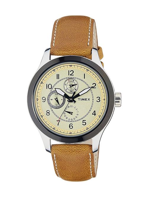 timex analogue yellow dial men's watch - ti000i70700 - 13121190 - Very Small Image - 1