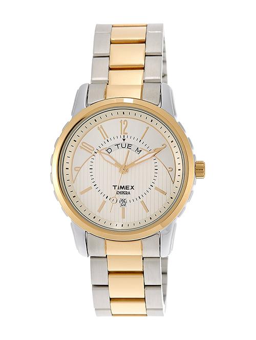 timex empera analog white dial men's watch - ti000e31800 - 13121211 - Very Small Image - 1