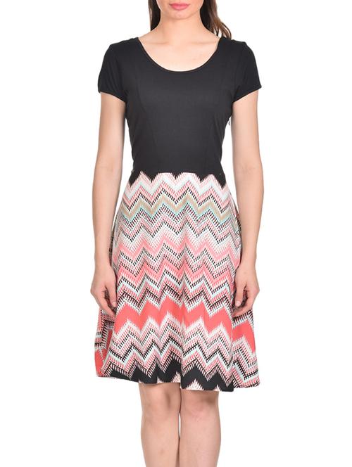 multi colored crepe dress - 13123828 - Very Small Image - 1