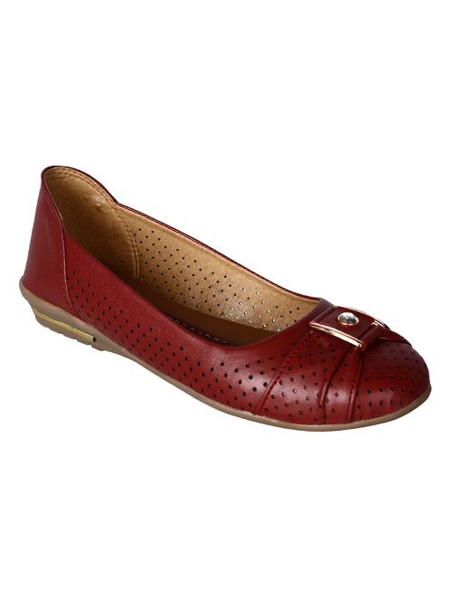 red leatherette ballerina - 13125783 - Very Small Image - 1