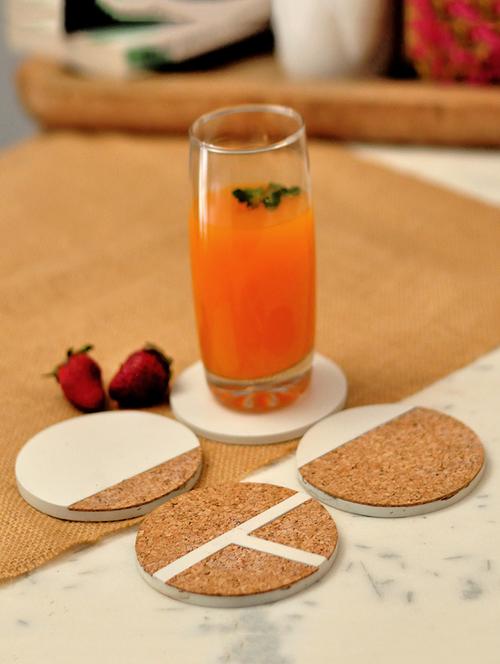 untold homes round cork coasters - set of 4 - 13131502 - Very Small Image - 1