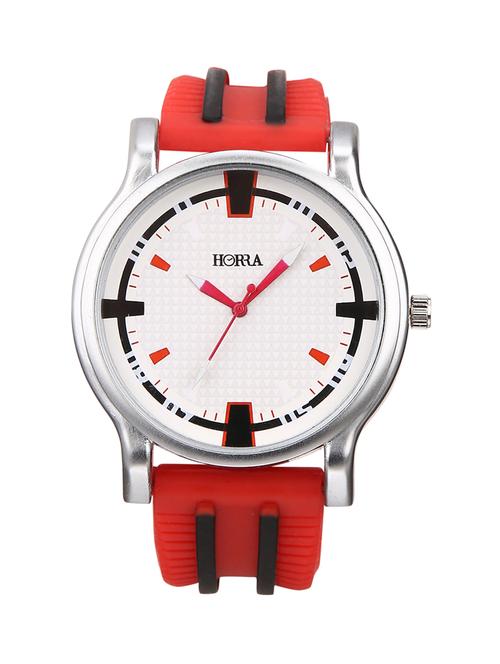 horra analog white dial unisex watch - hr816urw012 - 13135441 - Very Small Image - 1
