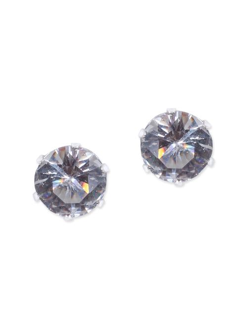silver metal drop earrings - 13136899 - Very Small Image - 1