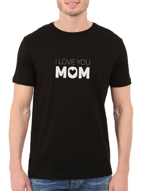 black cotton printed t-shirt - 13138813 - Very Small Image - 1