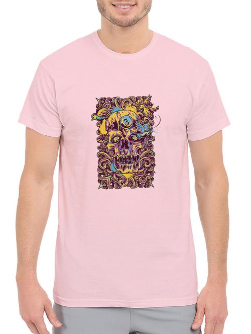 pink cotton printed t-shirt - 13139781 - Very Small Image - 1