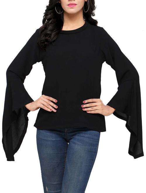 black rayon top - 13144126 - Very Small Image - 1