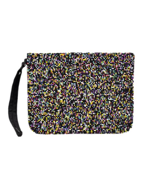 multi colored silk clutch - 13144448 - Very Small Image - 1