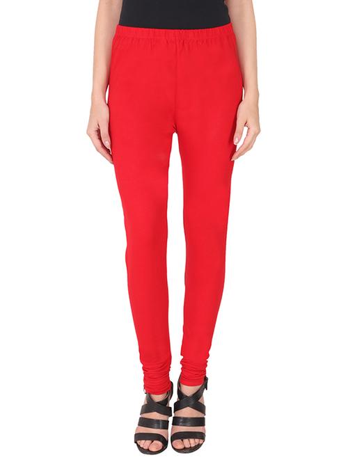 red cotton jeggings - 13146943 - Very Small Image - 1