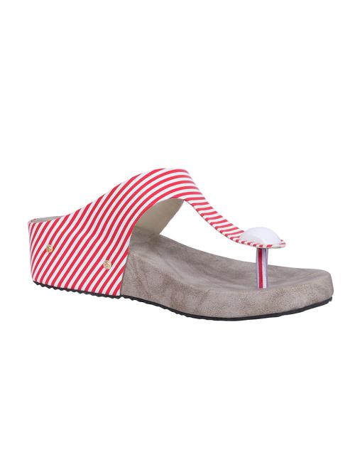 red leatherette sandals - 13147359 - Very Small Image - 1