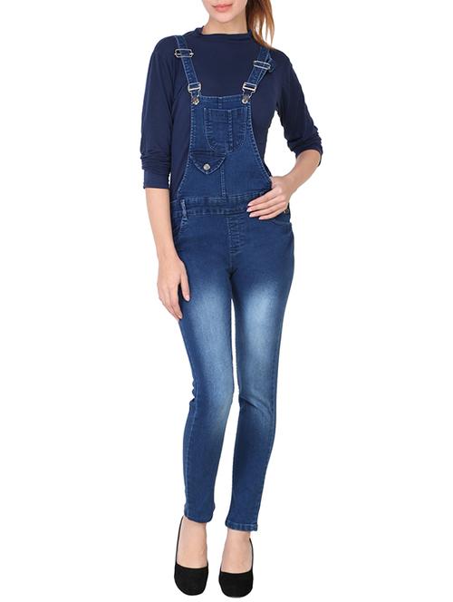 dark blue denim jumpsuit - 13147633 - Very Small Image - 1