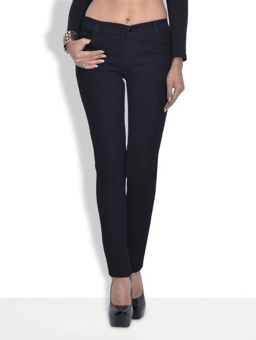 solid black denim jeans - 1314852 - Very Small Image - 1