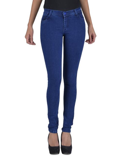 dark blue fitted stretchable jeans - 1314854 - Very Small Image - 1
