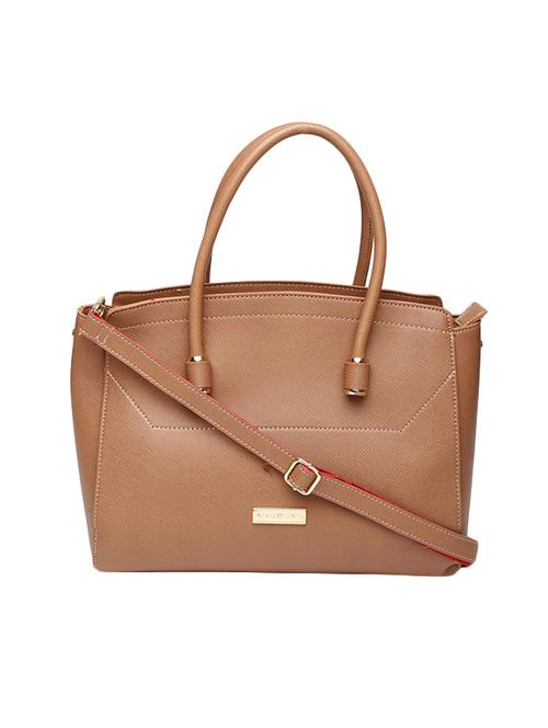 brown leatherette handbag - 13149382 - Very Small Image - 1