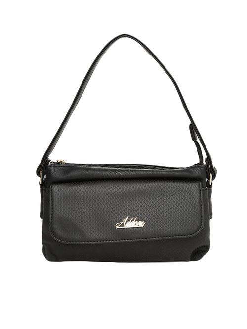 black leatherette sling bag - 13149392 - Very Small Image - 1