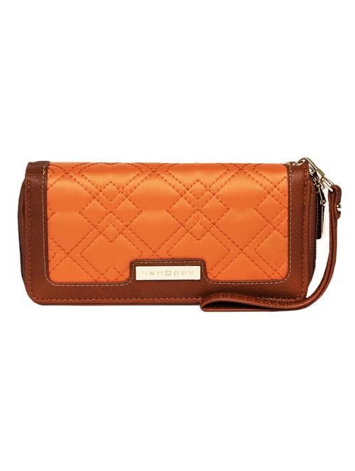 orange leatherette wallet - 13149393 - Very Small Image - 1
