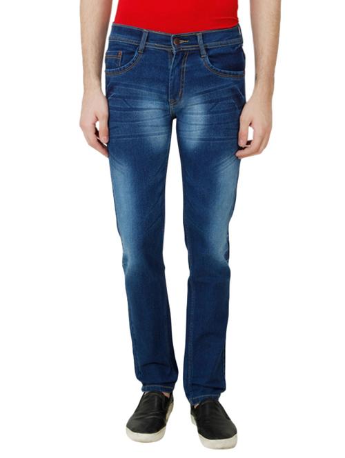 blue denim heavy washed jeans - 13151635 - Very Small Image - 1