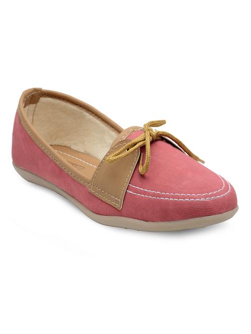 red faux leather moccasins - 13153287 - Very Small Image - 1