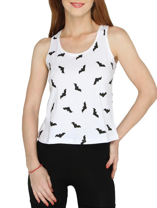 white printed cotton top - 13158372 - Very Small Image - 1