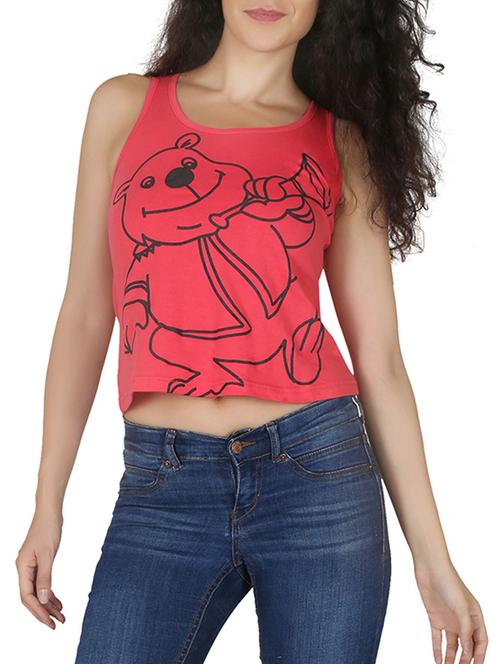 orange cotton crop top - 13158391 - Very Small Image - 1