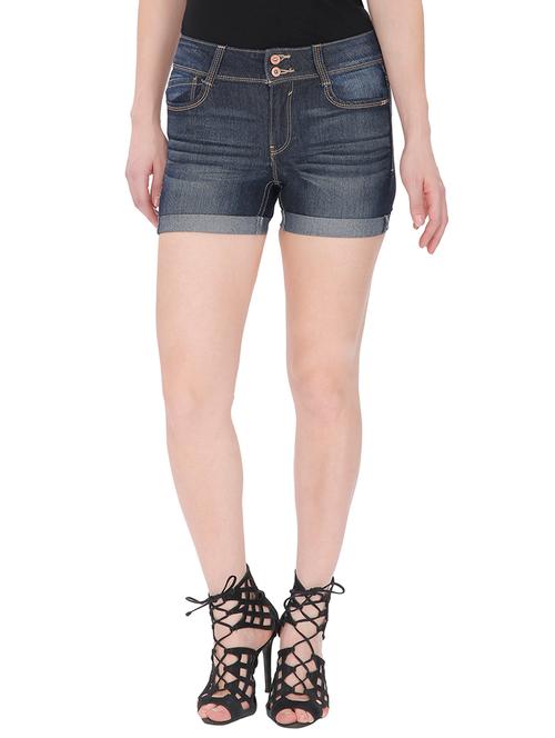 dark blue denim short - 13163715 - Very Small Image - 1