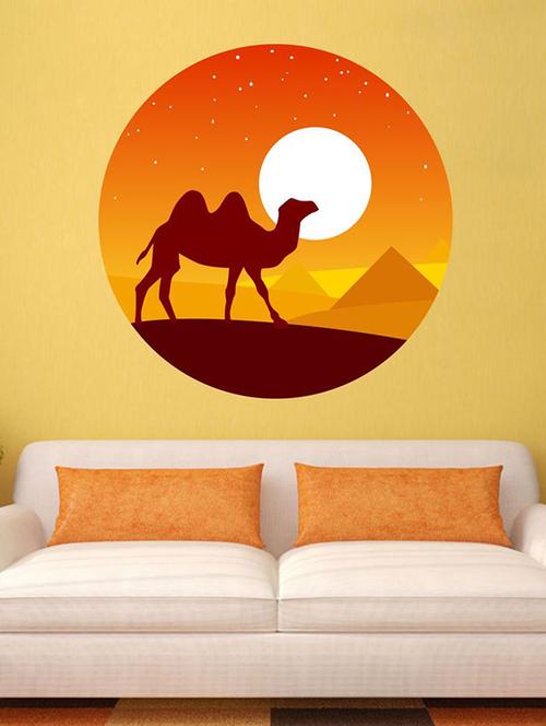 wall sticker (camel,wall covering area 23 x 23 inch) - 13165053 - Very Small Image - 1
