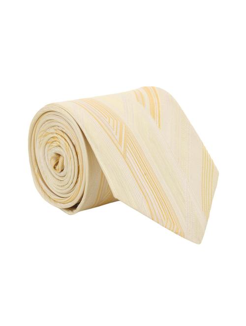 yellow silk tie - 13169214 - Very Small Image - 1