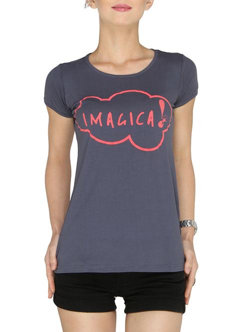 grey cotton regular tshirt - 13169821 - Very Small Image - 1