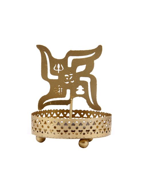 anasa decor metal om shaped votive - 13172221 - Very Small Image - 1