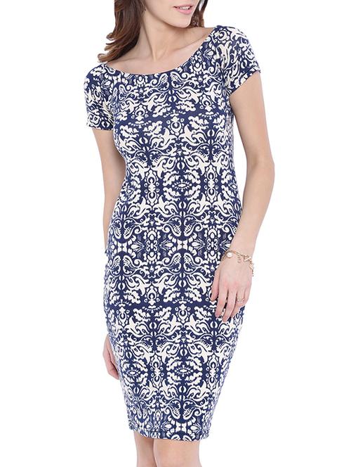 women's bodycon printed dress - 13181850 - Very Small Image - 1