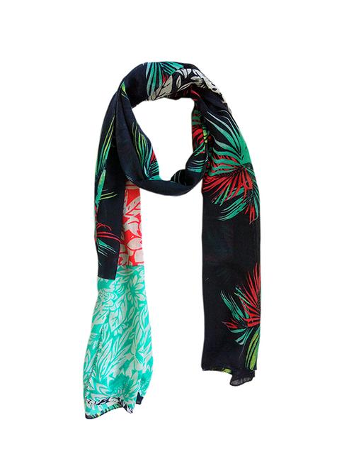 multi colored polyester printed dupatta - 13182731 - Very Small Image - 1