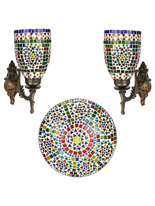lakshya new designer & decorative light & lamps combo set-hd17 - 13183954 - Very Small Image - 1