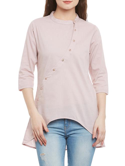 pink cotton tunic - 13184368 - Very Small Image - 1