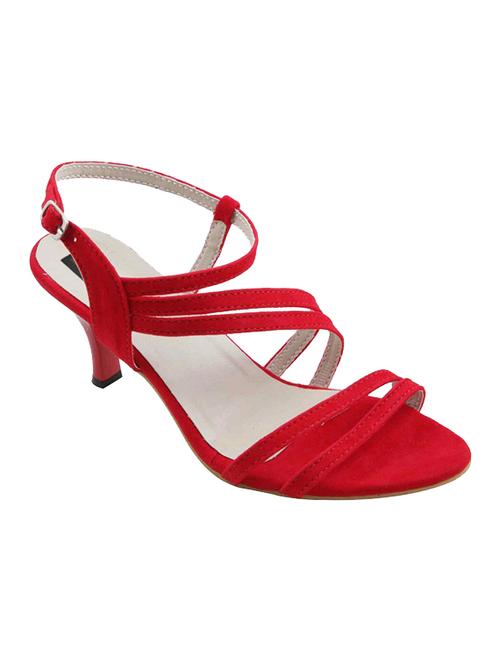 red back strap sandal - 13185390 - Very Small Image - 1