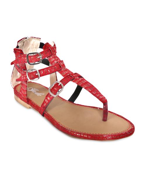 multicolored faux leather sandals - 1318554 - Very Small Image - 1
