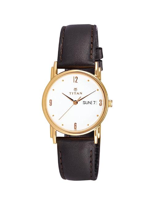 titan white dial analog watch for men - 1445yl04 - 13186283 - Very Small Image - 1