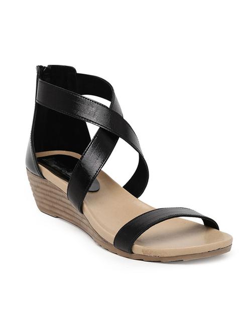 black closed back thong wedge - 13187616 - Very Small Image - 1