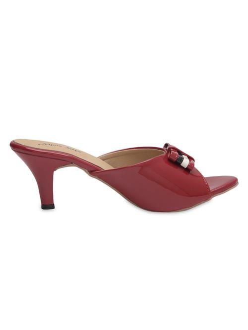 Red Patent Leather Medium Heels - 1318798 - Very Small Image - 1