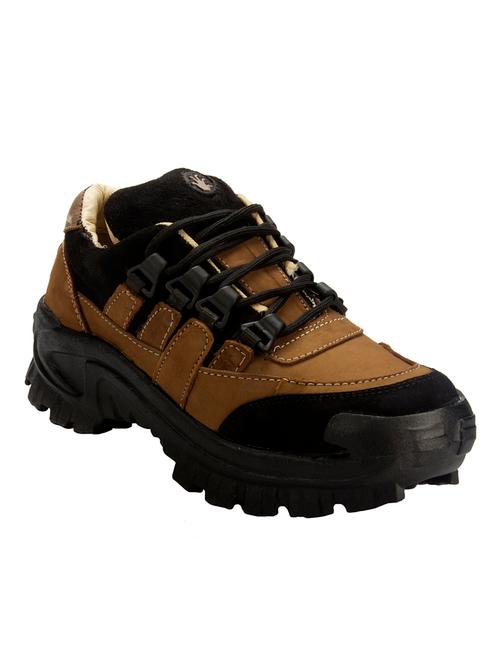 brown leather lace up boot - 13195880 - Very Small Image - 1